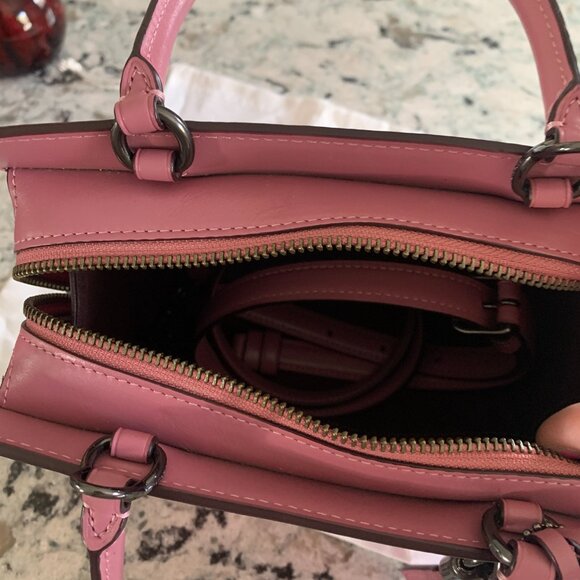 COACH Zoe Carryall with Gunmetal - Picture 3 of 4